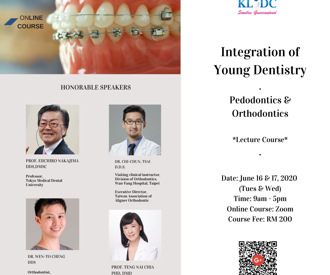 Pedodontics & Orthodontics Introduction Online Course   - Open for registration now!