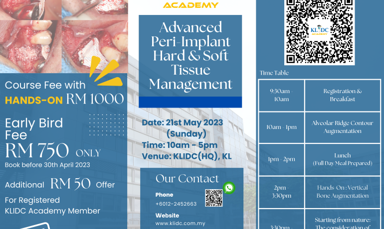 Advance Peri-Implant Hard & Soft Tissue Management